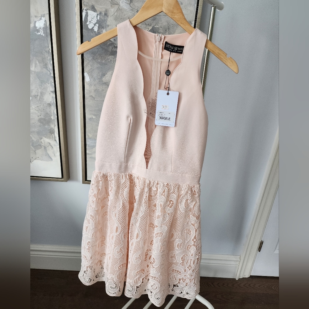 Little Mistress lace dress (new with tag, UK size 10)